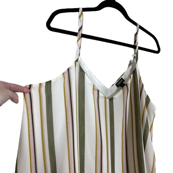 Torrid Duel Layer Vertical Stripes Flowy Cami Tank Top Women's Plus Size 2X - Picture 5 of 8